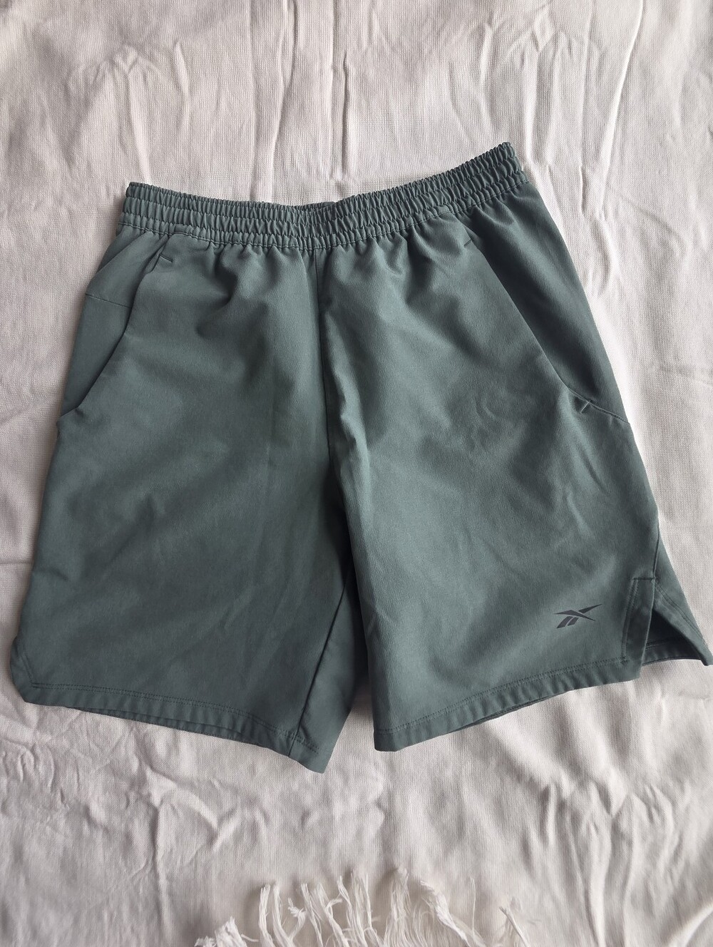 Reebok Men's Green Athletic Training Shorts Size S Gym Active